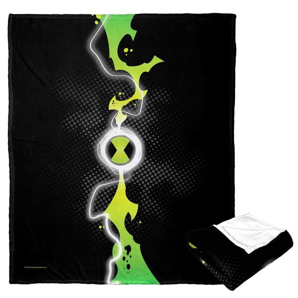 THE NORTHWEST GROUP Cartoon Network's Ben 10 Silk Touch Throw Blanket Alien Power