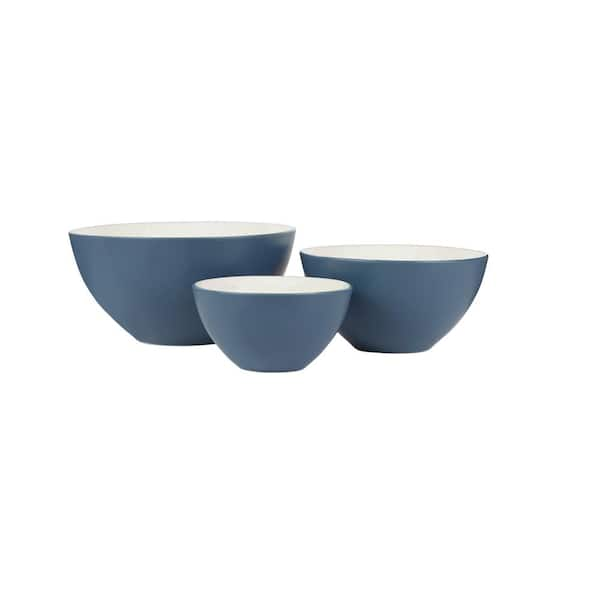 Omniware 3 Piece Mixing Bowl Set Color: Navy Blue