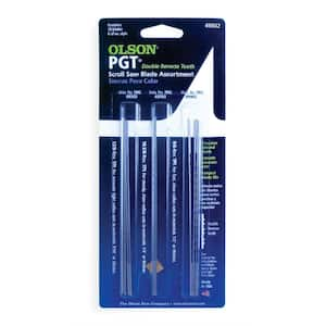 Olson Regular Tooth Pin End Scroll Saw Blades, 5, 2.5 TPI, 12/Pkg. -  Midwest Technology Products