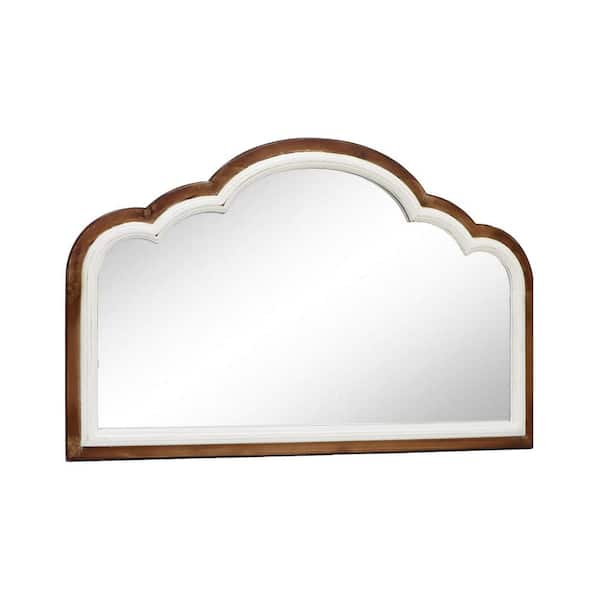 PARISLOFT W x H Arched Brown and White Wood