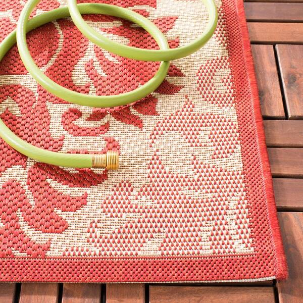 Red Area Rugs Outdoor Natural Details about   Safavieh Indoor CY2714-3701 