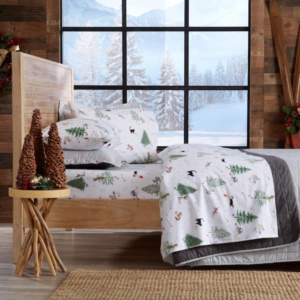 Micro Flannel Sheet Set (Twin - Colorful Deer)