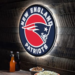 Evergreen New England Patriots Helmet 19 in. x 15 in. Plug-in LED Lighted  Sign 8LED3818HMT - The Home Depot