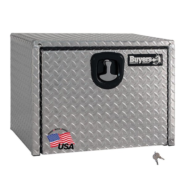 24 in. x 24 in. x 30 in. Diamond Plate Tread Aluminum Underbody Truck Tool Box