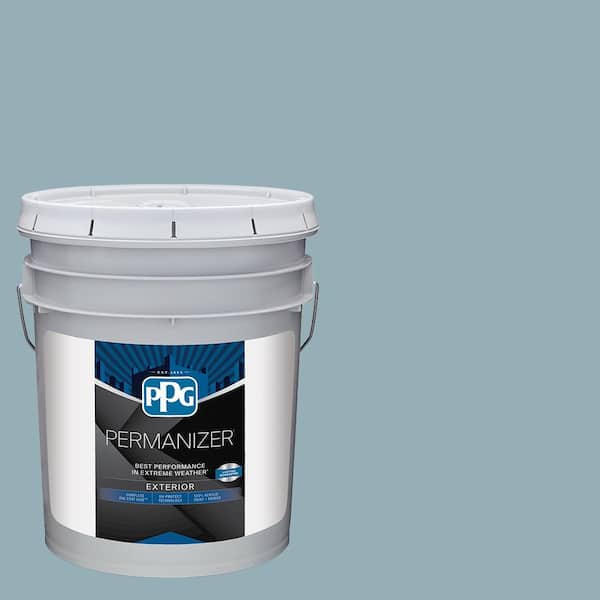 5 gal. PPG1149-4 Mountain Stream Flat Exterior Paint