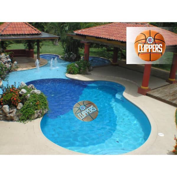 Applied Icon NBA Los Angeles Clippers 59 in. x 59 in. Large Pool Graphic