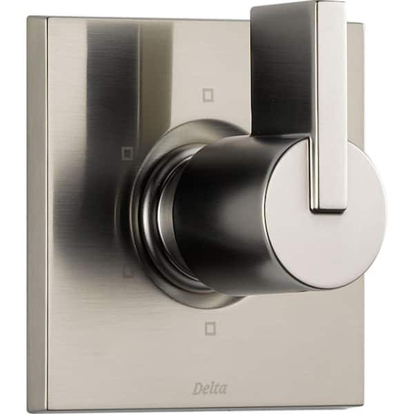 Delta Vero 1-Handle 6-Setting Diverter Valve Trim Kit in Stainless (Rough In Not Included) (Valve Not Included)