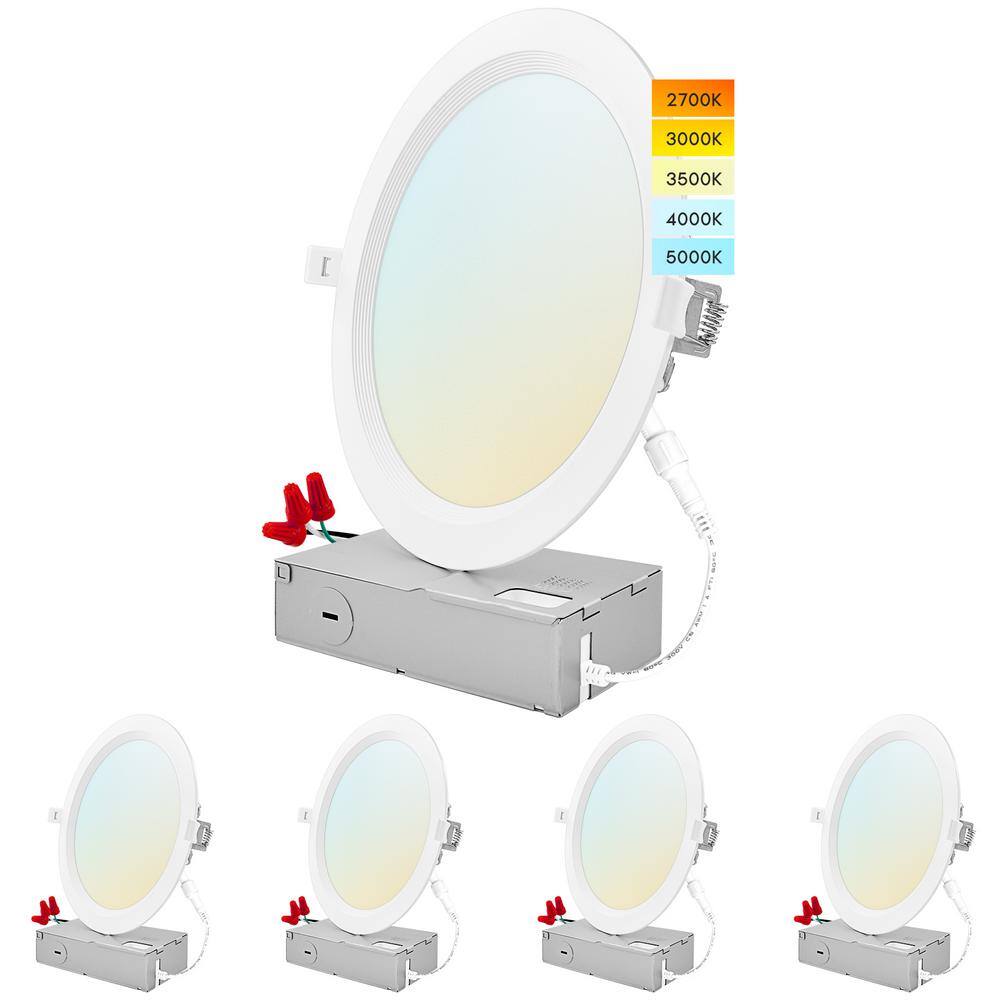 Reviews for LUXRITE 8 in. 23Watt CCT 3000K, 4000K, 5000K Canless Ultra