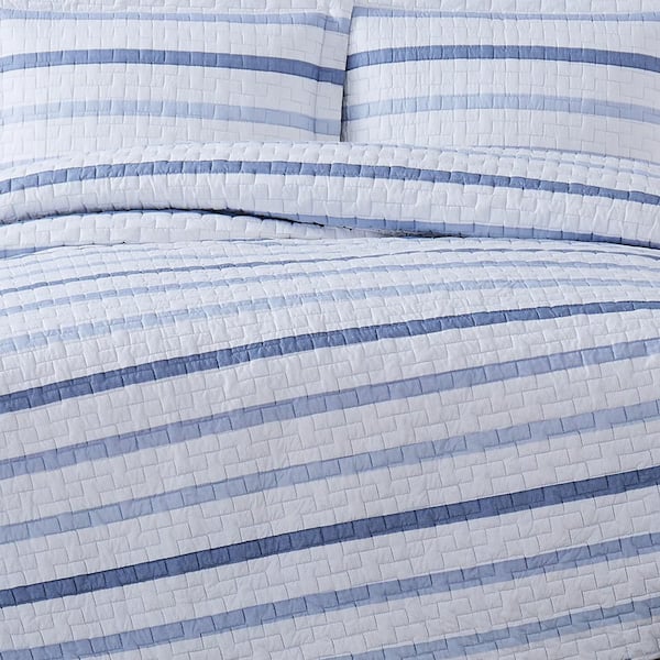 Waffle Stripe Quilt Set