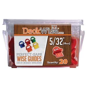 WiseGuides 5/32 in. Gap Deck Board Spacer for Hidden Deck Fasteners (20-Count)