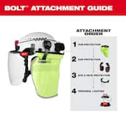 BOLT Green Type 1 Class E Full Brim Non-Vented Hard Hat with 4 Point Ratcheting Suspension