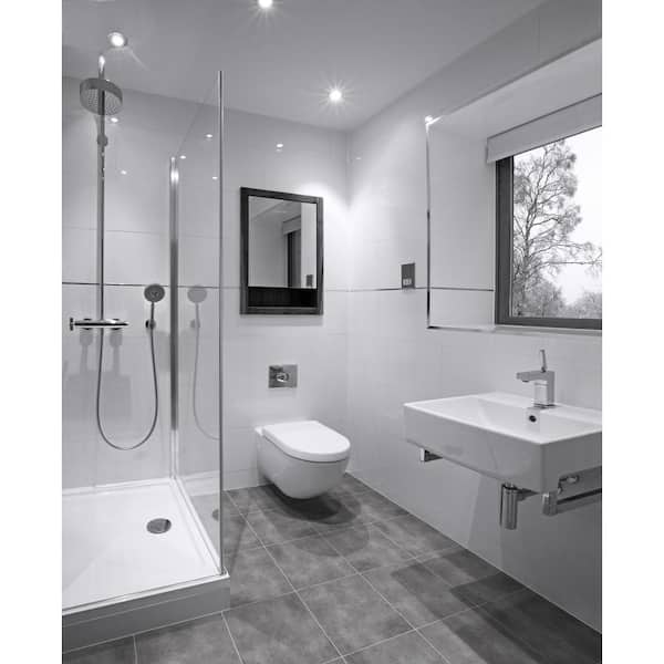 Lismori Grigio Bullnose 3 in. x 24 in. Matte Ceramic Wall Tile (20 lin. ft.)