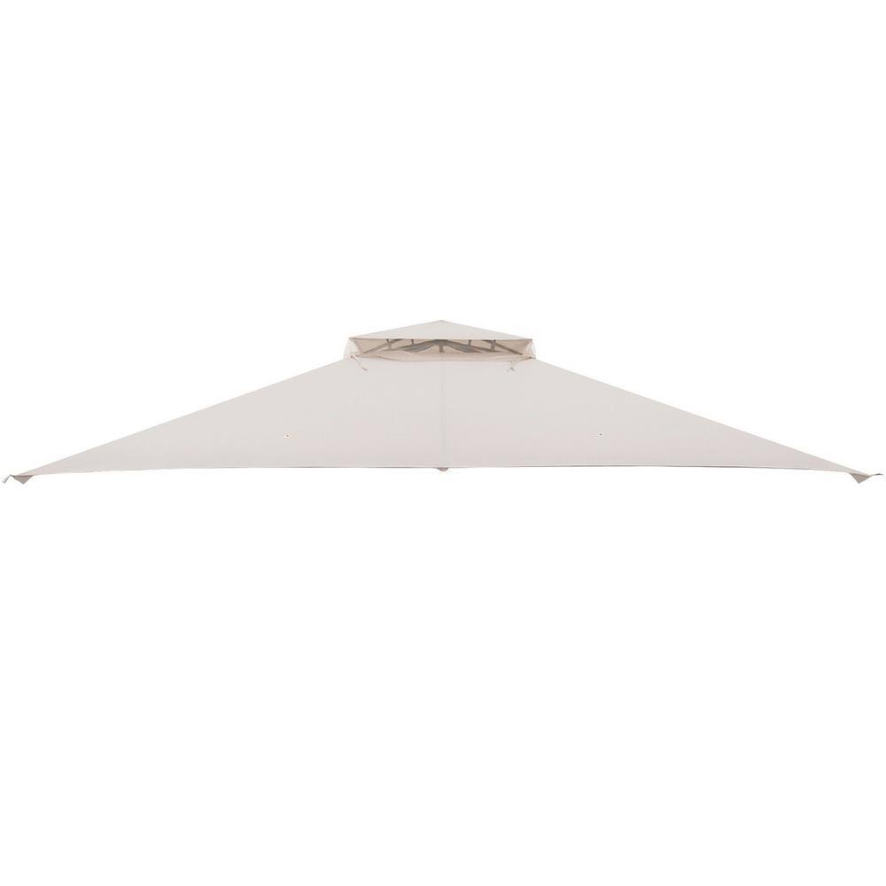 Gymax 10 ft. x 12 ft. Patio Canopy Shelter CPAI84 Gazebo DualTiered