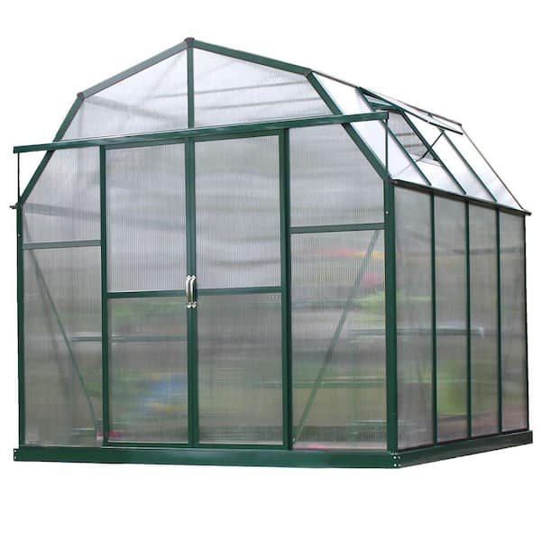 Grandio Greenhouses Elite 8 ft. W x 8 ft. D x 8 ft. H Heavy-Duty Aluminum Greenhouse Kit