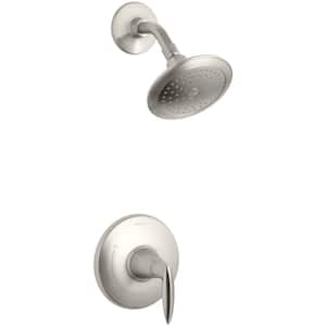 Alteo 1-Handle Wall Mount Shower Trim Kit in Vibrant Brushed Nickel with Rite-Temp Technology (Valve Not Included)