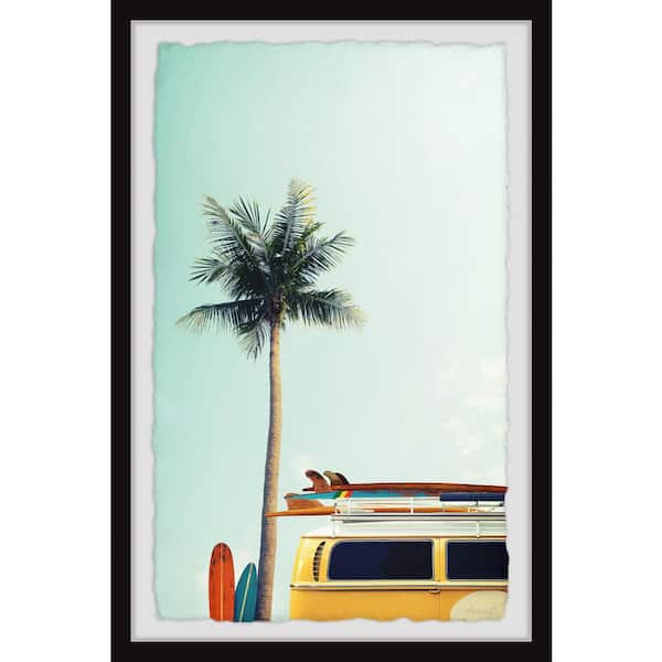 Unbranded "Adventure Never Stops" by Marmont Hill Framed Nature Art Print 12 in. x 8 in.