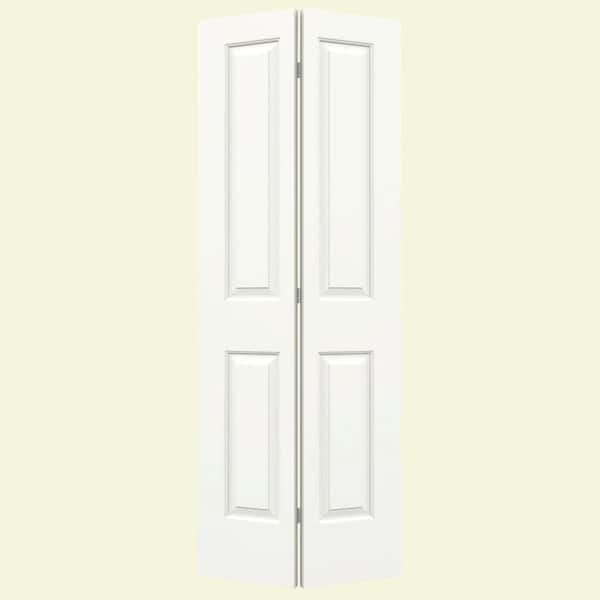 JELD-WEN 24 In. X 80 In. Cambridge White Painted Smooth Molded ...