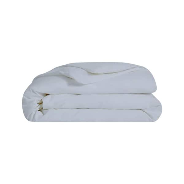 A1 Home Collections A1HC GOTS Certified Organic Cotton Light Blue Sateen Weave 300TC Single Ply Queen Duvet Cover
