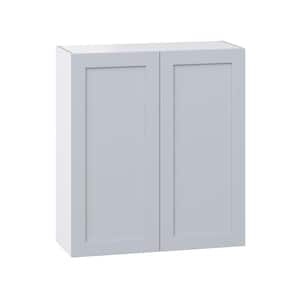 Cumberland 36 in. W x 40 in. H x 14 in. D Light Gray Shaker Assembled Wall Kitchen Cabinet