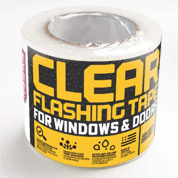 4 in. x 50 ft. Clear Acrylic Window and Door Flashing Tape
