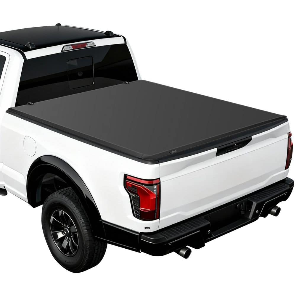 Hard Tri-Fold Truck Bed Tonneau Cover, Compatible w/ 2021-2025 Ford F-150 (Incl. Raptor/Lightning) 5.5ft.(67.1in.) Bed price history on PriceWatchPro