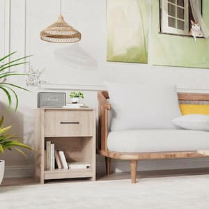 light colored wood nightstands