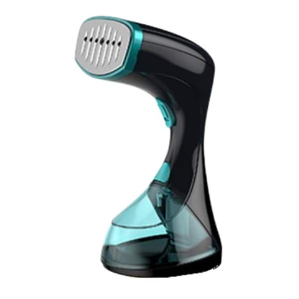 Anqtovp Powerful Handheld Clothe Steamer with 3 Modes 300ml Water Tank, Portable Steamer Iron with Glove and Brush, Black/Blue