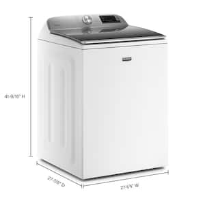 4.7 cu. ft. Smart Capable White Top Load Washing Machine with Extra Power and Deep Fill Option