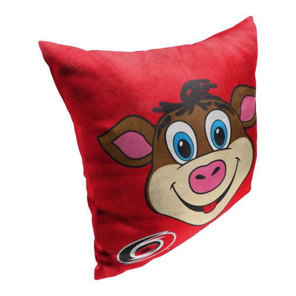 NHL Mascot Love Hurricanes Printed Throw Multi-Color PillowMulti-Color  Accent Pillow