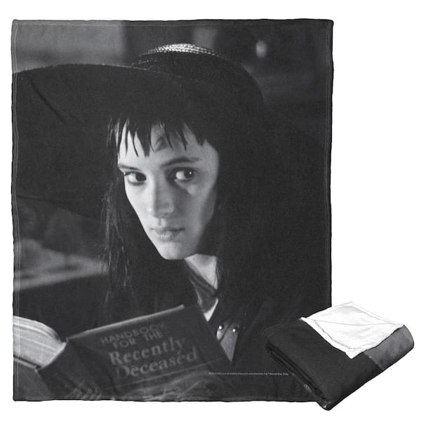 THE NORTHWEST GROUP Beetlejuice Silk Touch Multi-Colored Throw Blanket One Big Dark Room