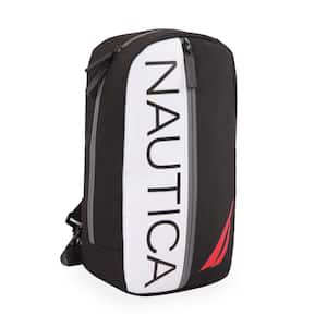 NT Sling Shoulder Bag plus 12 in. plus Black/White plus Waist pack plus "Adjustable Shoulder Strap"