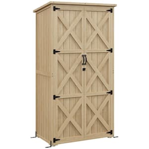 2.9 ft. x 1.79 ft. Wood Shed, Coverage Area (5 sq. ft.), 88 sq. ft.