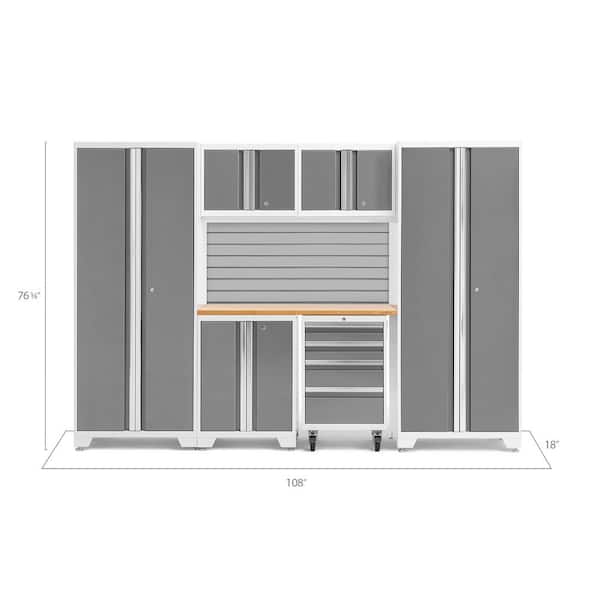 NewAge Products Bold Series 7-Piece 24-Gauge Steel Garage Storage
