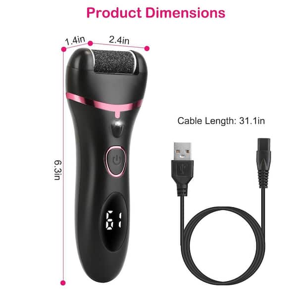 Callus Remover for Feet, Nicebirdie Electric Foot File Callus Removers  Rechargeable Waterproof Pedicure Tools Foot Scrubber Shaver Feet Care Tool  for