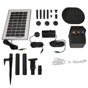 47 in. Lift 79 GPH Solar Pump and Panel Kit with Battery Pack