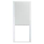 72 in. x 80 in. 50 Series White Vinyl Sliding Patio Door Right-Hand Fixed Panel with Blinds