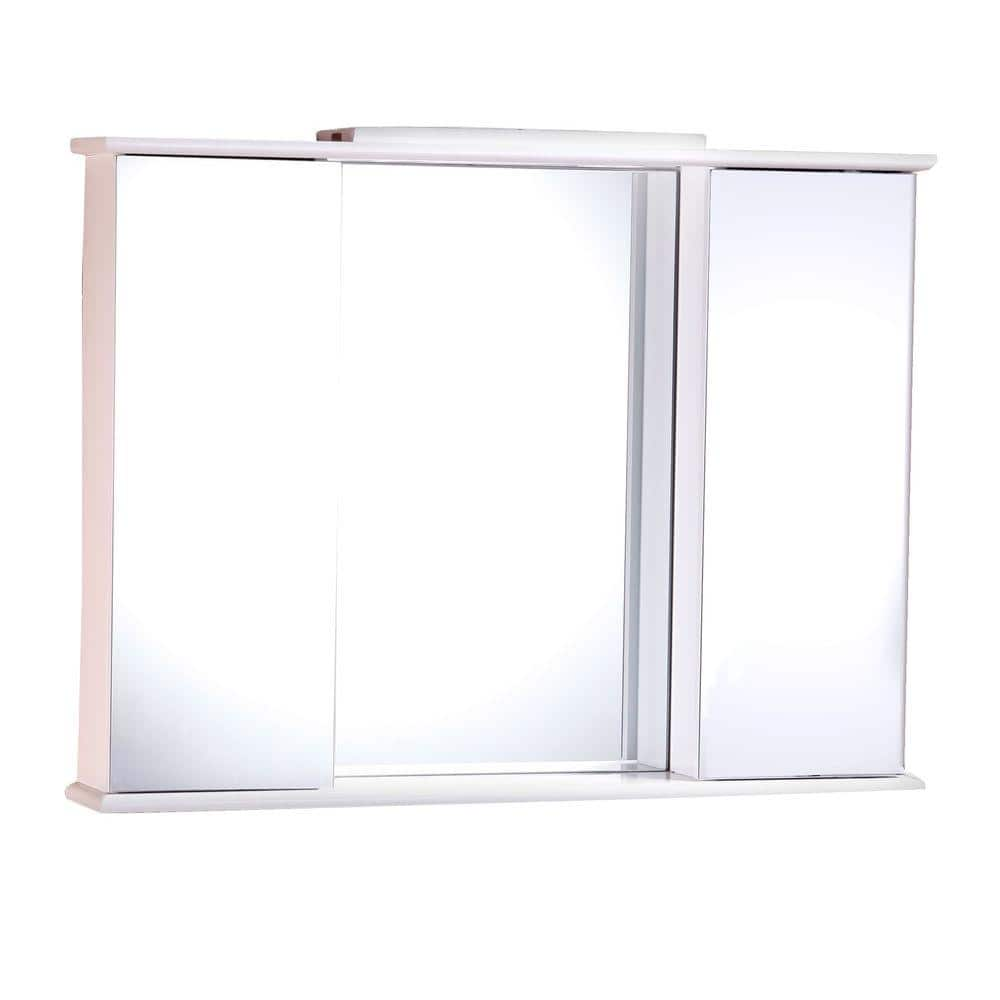 Garrido Bros And Co Pvc 32 In W X 24 In H X 5 12 In D Framed Surface Mount Bathroom 3814