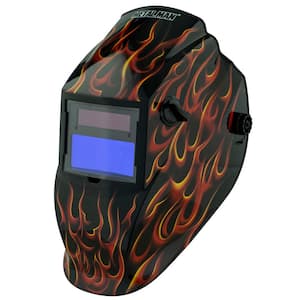 Real Flame 9 to 13 Shade Auto Darkening Welding Helmet 3.86 in. x 1.73 in. Viewing Area