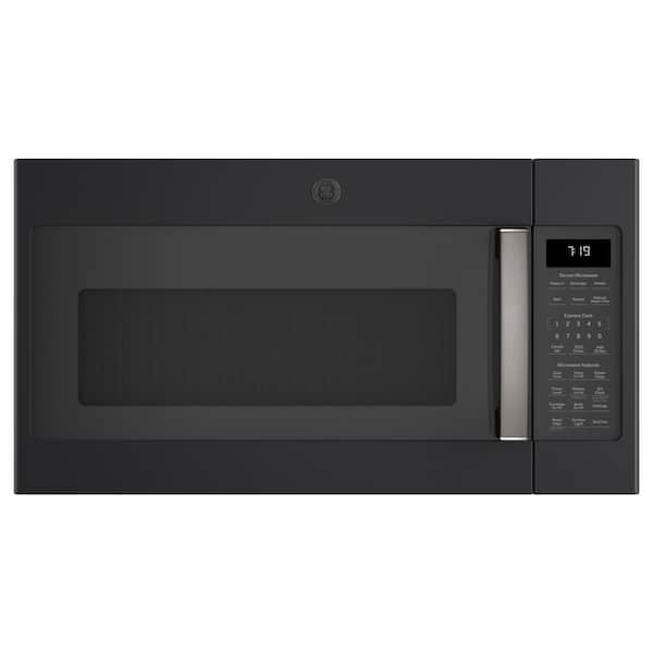 GE 1.9 cu. ft. Over the Range Microwave in Black Slate with Sensor Cooking, Fingerprint Resistant