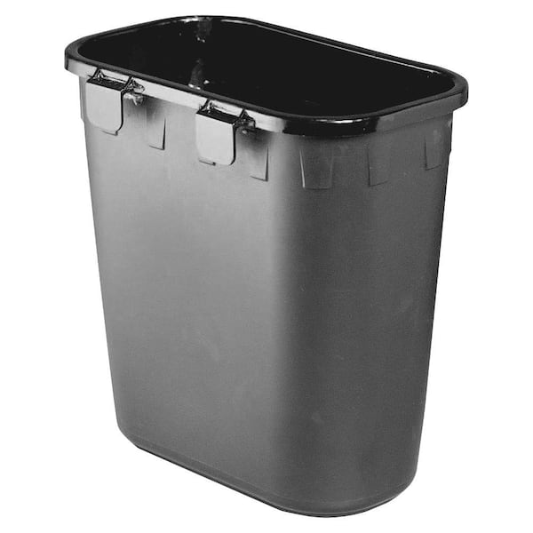 Safco 1.75 Gal. Black Hanging Paper Pitch Trash Can