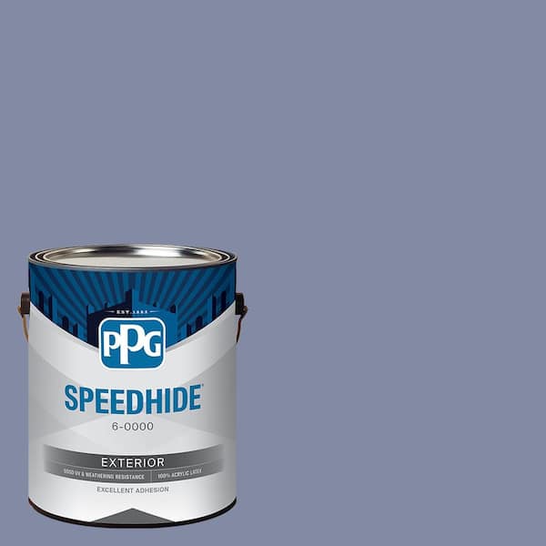 SPEEDHIDE 1 gal. PPG1168-5 Violet Aura Flat Exterior Paint