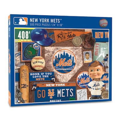 MLB New York Mets Retro Series Puzzle (500-Pieces)-Citi Field