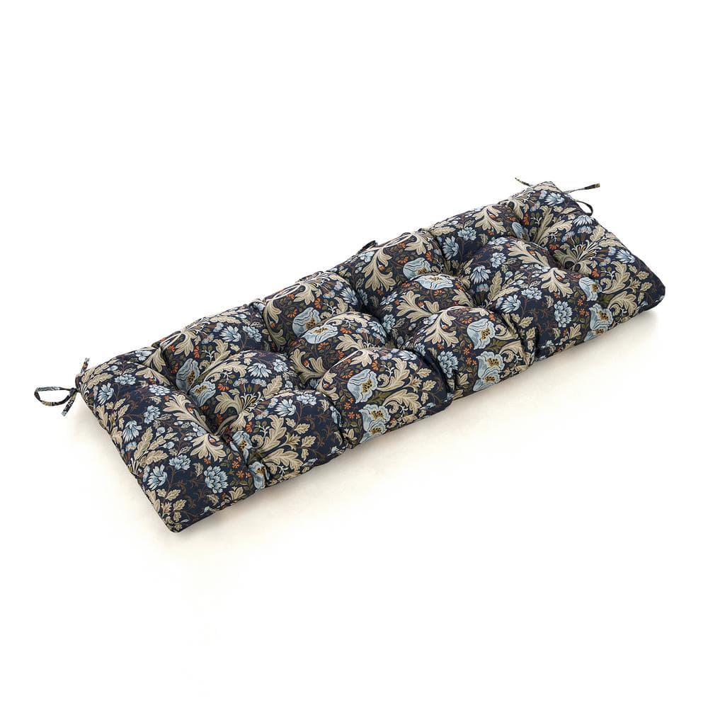 ARTPLAN Outdoor Cushions Bench Settee Tufted Seat Wicker Cushion For