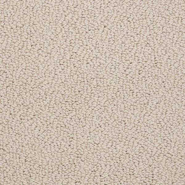 Home Decorators Collection Carpet Sample - Free Rein - Color Dairy Cream 8 in. x 8 in.
