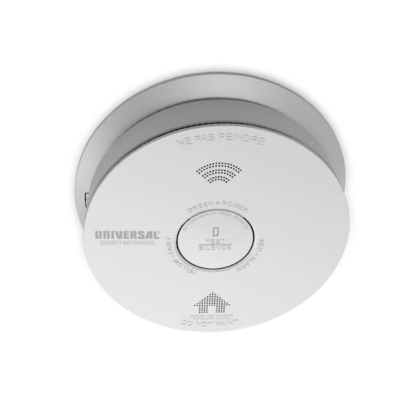 2-Pack 10-Year Battery Combination Smoke and Carbon Monoxide Detector with Voice Alarm and LED Warning Light