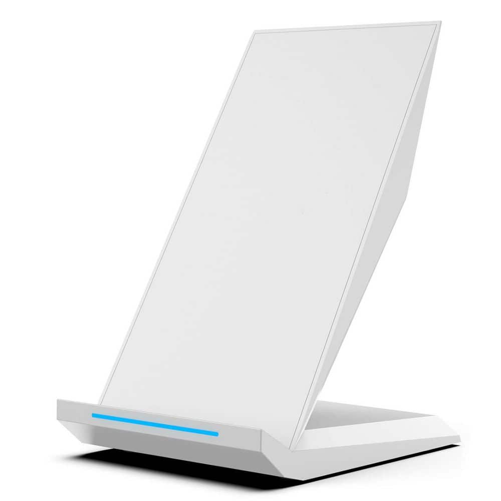 White Fast Wireless Charger, Qi Certified Charging Stand 7.5W Compatible iPhone, 10W for Samsung Galaxy Phones price history on PriceWatchPro