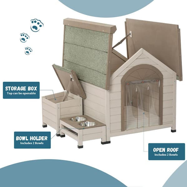 Outdoor dog feeding station best sale