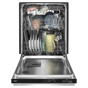 24 in. Built-In Tall Tub Dishwasher in Fingerprint Resistant Black Stainless with 3rd Rack