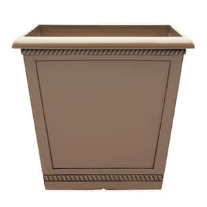 Westhaven Large 17.5 in. x 15.4 in. Saddle Resin Composite Planter