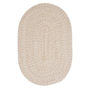 Cicero Natural 2 ft. x 3 ft. Oval Braided Area Rug